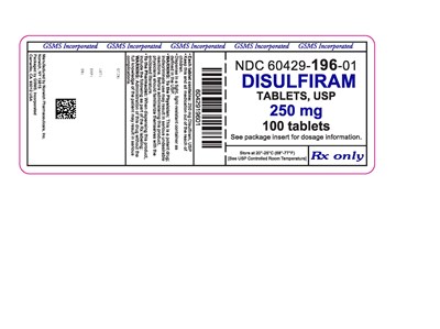 60429 196 01lb   Disulfiram 250 mg Tabs   Rev Dec 2017   10 29 2018